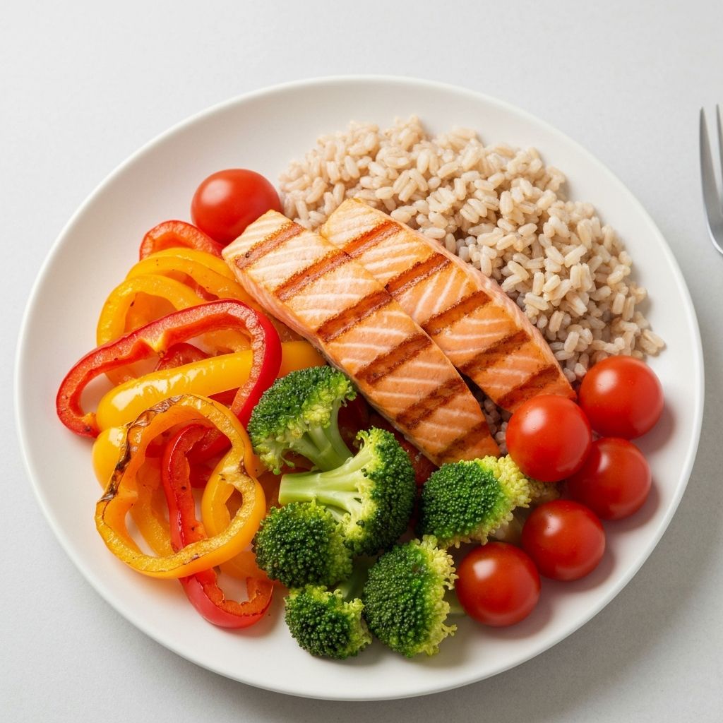 Balanced daily meals and nutrition